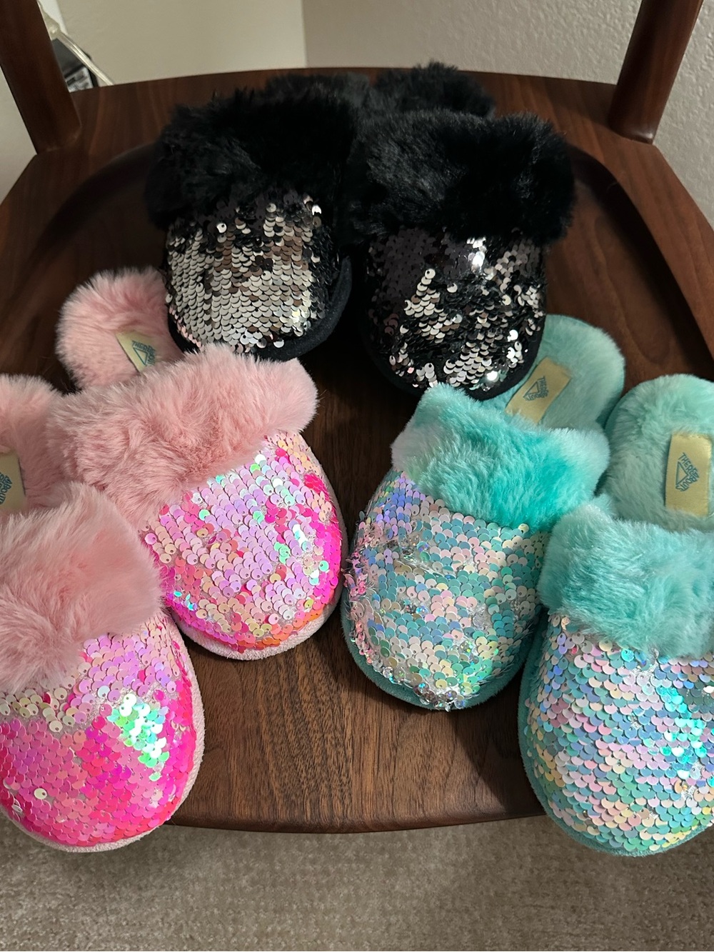 Thereabouts - Kid Sequin Slippers (3 Pairs)